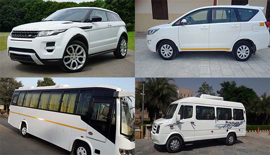 Land Rover,Swift Dzire,Toyota Innova Crysta,Tourist Bus,and many more car rental services are provided by Namaste holiday