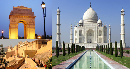 golden triangle tour packages covering delhi, agra, and jaipur and prime attractions such as Taj Mahal