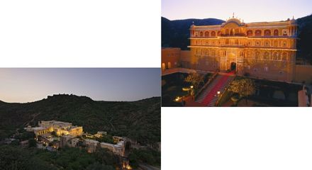 experience the rural life of rajasthan by visiting the samode village and cover the royal heritage by visiting samode palace